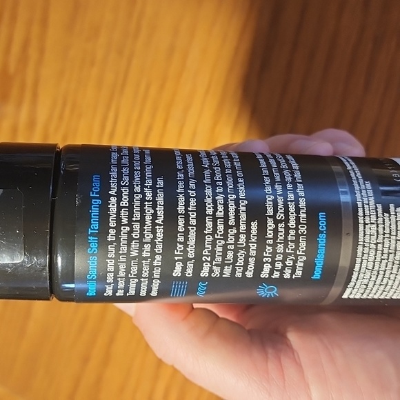 2 x ULTRA DARK SELF TANNING FOAM BOTTLES 6.67 FL.OZ & APPLICATION MITT - Picture 4 of 5